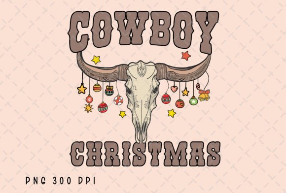 Cowboy Christmas Cowgirl Retro Western: A Design Deep Dive