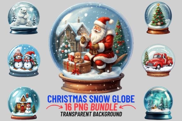 Enchant Your Designs with Christmas Snow Globes Sublimation