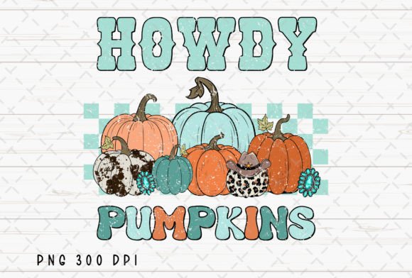 Retro Howdy Pumpkins Cowboy Western PNG: A Designer's Take
