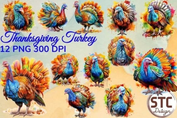 Thanksgiving Turkey Watercolor Clipart: The Essential Design Asset