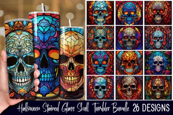 Transform Your Crafts with Halloween Stained Glass Tumbler Bundles