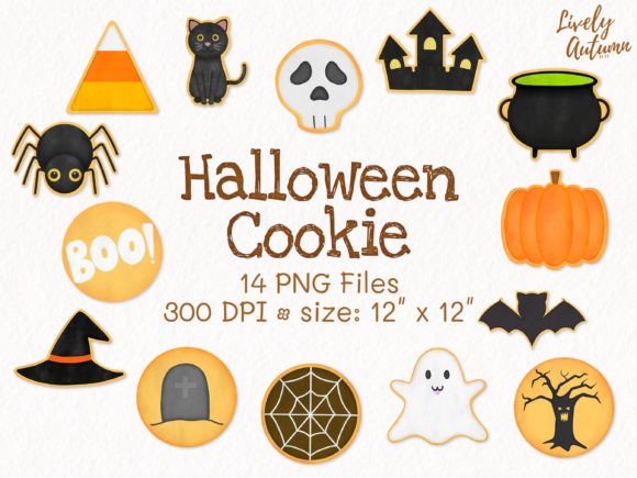 Unwrapping the Halloween Cookie PNG Set: A Designer’s Asset